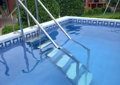 Escalera Acero Inox. para piscina